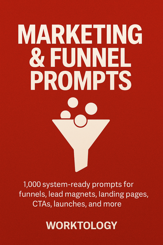 Marketing & Funnel Prompts Vault - Worktology Vault 02