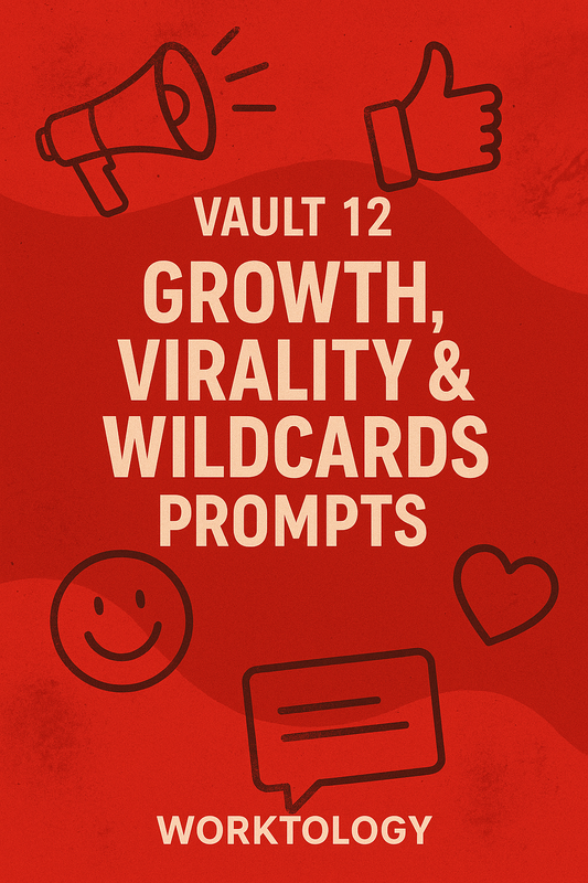 Growth, Virality & Wildcards Prompts Vault - Worktology Vault 12